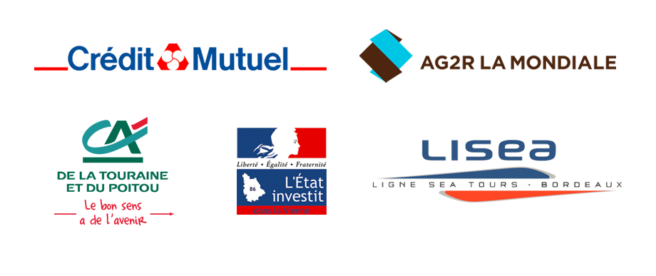 Crédit Mutuel, AG2R La Mondiale, Crédit Agricole Touraine Poitou, Etat, LISEA